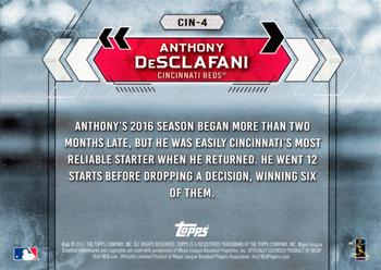 2017 Topps National Baseball Card Day - Cincinnati Reds #CIN-4 Anthony DeSclafani Back