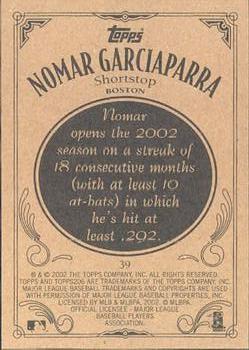 2002 Topps 206 #39 Nomar Garciaparra Back