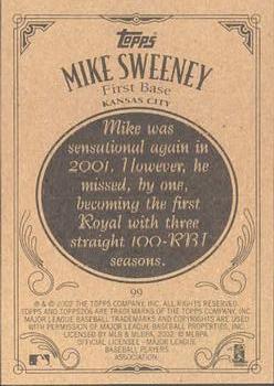 2002 Topps 206 #99 Mike Sweeney Back