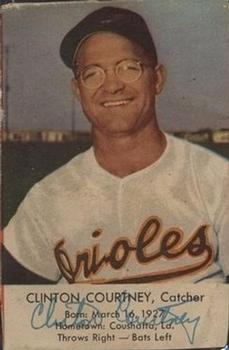 1954 EssKay Hot Dogs Baltimore Orioles #NNO Clinton Courtney Front