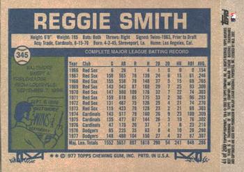 2002 Topps Archives #41 Reggie Smith Back