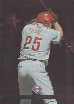 2004 Donruss - Power Alley Red #PA16 Jim Thome Front