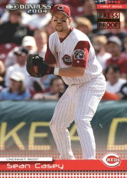 2004 Donruss - Press Proofs Red #254 Sean Casey Front