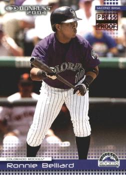 2004 Donruss - Press Proofs Red #262 Ronnie Belliard Front
