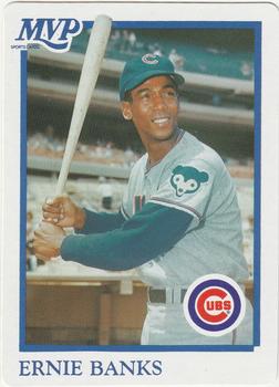 1990 MVP Baseball All-Star Card Game #5 Ernie Banks Front