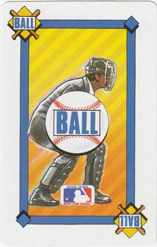 1990 MVP Baseball All-Star Card Game #NNO Ball Front