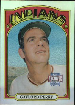 2002 Topps Archives Reserve #2 Gaylord Perry Front