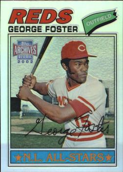 2002 Topps Archives Reserve #30 George Foster Front