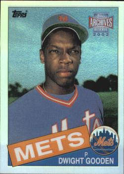 2002 Topps Archives Reserve #87 Dwight Gooden Front