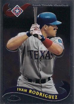 2002 Topps Chrome #175 Ivan Rodriguez Front