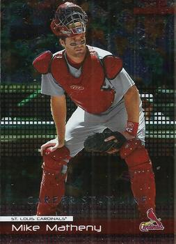 2004 Donruss - Stat Line Career #345 Mike Matheny Front
