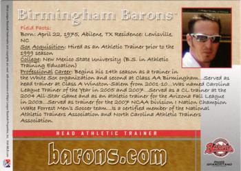 2012 Grandstand Birmingham Barons #NNO Josh Fallin Back
