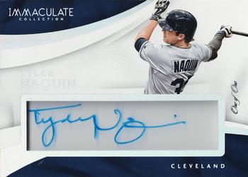 2017 Panini Immaculate Collection - Immaculate Autographs Platinum #IA-TN Tyler Naquin Front