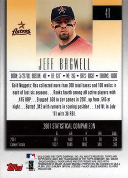 2002 Topps Gold Label #48 Jeff Bagwell Back