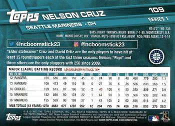 2017 Topps - All-Star Game 2017 #109 Nelson Cruz Back