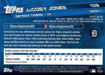 2017 Topps - All-Star Game 2017 #139 JaCoby Jones Back