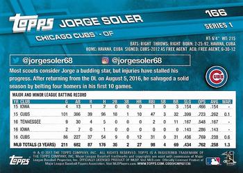 2017 Topps - All-Star Game 2017 #166 Jorge Soler Back