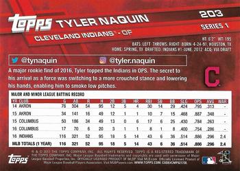 2017 Topps - All-Star Game 2017 #203 Tyler Naquin Back