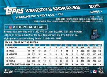 2017 Topps - All-Star Game 2017 #205 Kendrys Morales Back