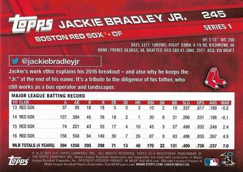 2017 Topps - All-Star Game 2017 #245 Jackie Bradley Jr. Back