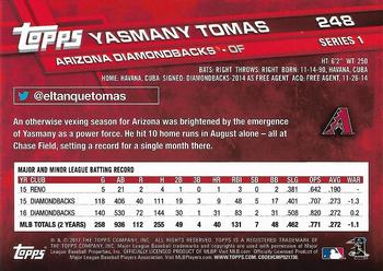 2017 Topps - All-Star Game 2017 #248 Yasmany Tomas Back