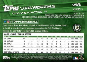 2017 Topps - All-Star Game 2017 #262 Liam Hendriks Back