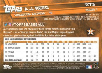 2017 Topps - All-Star Game 2017 #273 A.J. Reed Back
