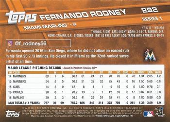 2017 Topps - All-Star Game 2017 #292 Fernando Rodney Back