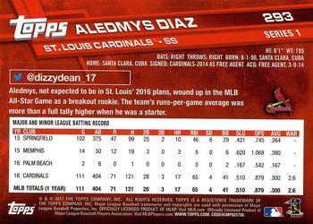2017 Topps - All-Star Game 2017 #293 Aledmys Diaz Back