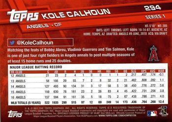 2017 Topps - All-Star Game 2017 #294 Kole Calhoun Back