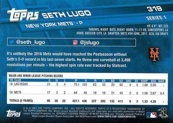 2017 Topps - All-Star Game 2017 #319 Seth Lugo Back