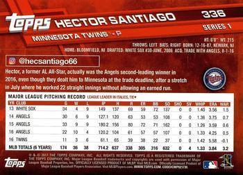 2017 Topps - All-Star Game 2017 #336 Hector Santiago Back
