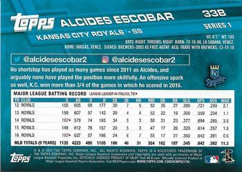 2017 Topps - All-Star Game 2017 #338 Alcides Escobar Back