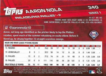 2017 Topps - All-Star Game 2017 #340 Aaron Nola Back