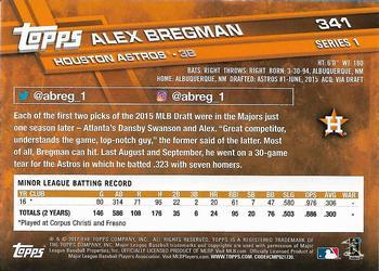 2017 Topps - All-Star Game 2017 #341 Alex Bregman Back