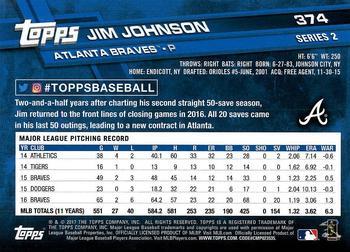 2017 Topps - All-Star Game 2017 #374 Jim Johnson Back