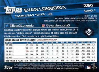 2017 Topps - All-Star Game 2017 #390 Evan Longoria Back