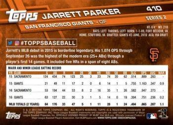 2017 Topps - All-Star Game 2017 #410 Jarrett Parker Back