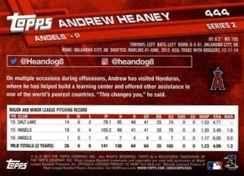 2017 Topps - All-Star Game 2017 #444 Andrew Heaney Back