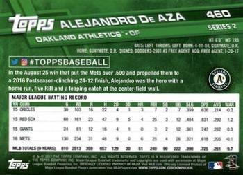 2017 Topps - All-Star Game 2017 #460 Alejandro De Aza Back