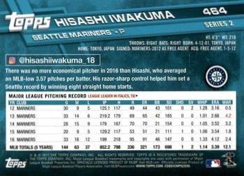 2017 Topps - All-Star Game 2017 #464 Hisashi Iwakuma Back