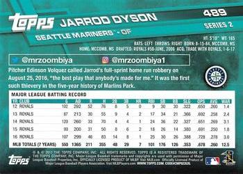 2017 Topps - All-Star Game 2017 #489 Jarrod Dyson Back