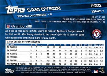 2017 Topps - All-Star Game 2017 #620 Sam Dyson Back