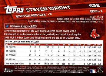 2017 Topps - All-Star Game 2017 #622 Steven Wright Back
