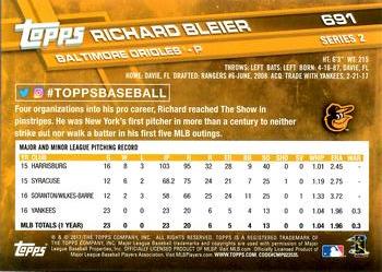 2017 Topps - All-Star Game 2017 #691 Richard Bleier Back