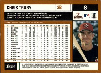 2002 Topps - Topps Limited #8 Chris Truby Back