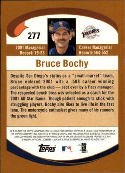 2002 Topps - Topps Limited #277 Bruce Bochy Back