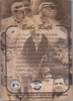 1996 Guyana Babe Ruth 100th Anniversary Stamp #9 Babe Ruth Back