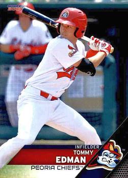 2017 Choice Peoria Chiefs #8 Tommy Edman Front