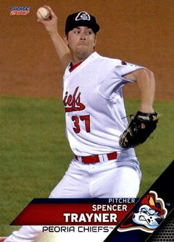 2017 Choice Peoria Chiefs #22 Spencer Trayner Front